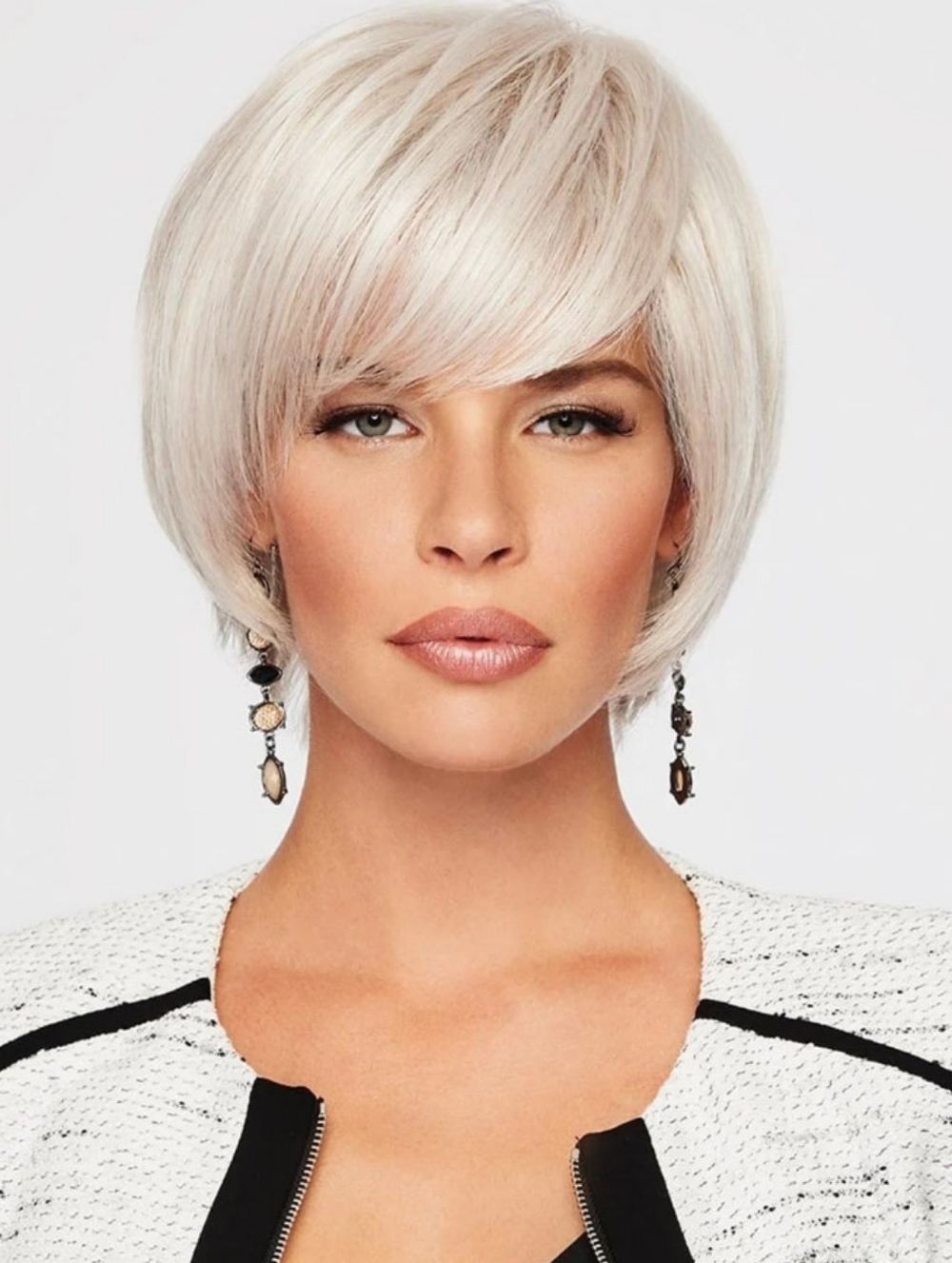 NIB Raquel Welch Hand-Tied Muse Wig -Chin Straight Mono Top Synthetic Lace Front